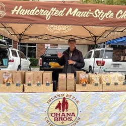 Ohana Bros - Cary from 'Ohana Bros. Chips and Popcorn; so friendly and generous with his product!