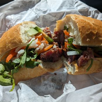 A-Chau - Char-Broiled Pork Sandwich - Vietnamese Near Me - San Diego, California A-Chau - Char-Broiled Pork Sandwich - Vietnamese Near Me - San Diego, California