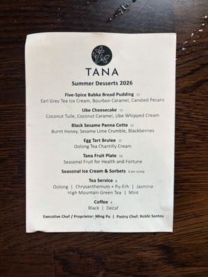 Menu photo 2 TANA Louisville, KY Menu photo 2 TANA Louisville, KY