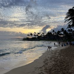 Nukumoi Surf Co - Sunset at Poipu!