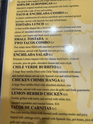 Menu photo 3 Mauricio's Grill & Cantina Bakersfield, CA Menu photo 3 Mauricio's Grill & Cantina Bakersfield, CA