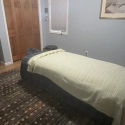 Therapeutic Massage of Petoskey - My massage room in my home office. 3.5 miles off 31 ; house overlooks crooked lake. Warm and peaceful place to receive massage work.