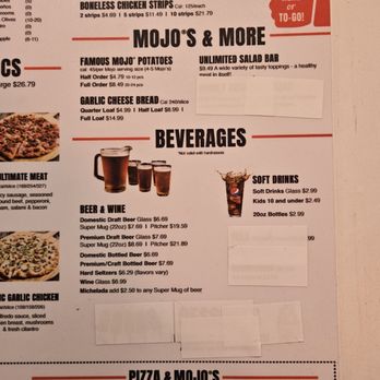Shakey's Pizza Parlor - Chicken, MOJO and beverage menu - Pizza Near Me - Brea, California Shakey's Pizza Parlor - Chicken, MOJO and beverage menu - Pizza Near Me - Brea, California