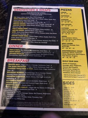 Menu photo 2 Blue Hawk Tavern Las Vegas, NV
