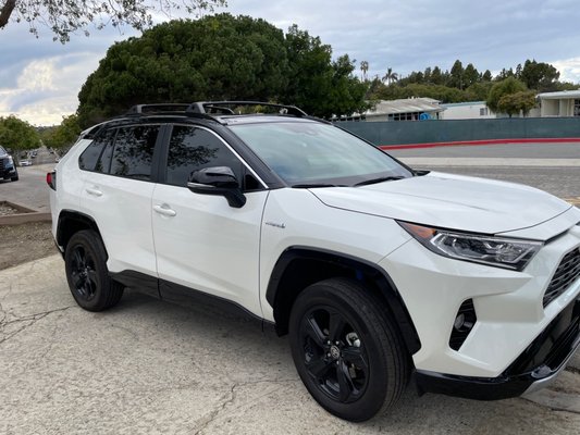 Photo of All-Points Automotive - Redondo Beach, CA, US. Tinted front windows and installed front and back dash cameras.