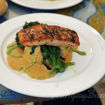 Geoffrey's Malibu - Herb Crusted Salmon - Seafood Near Me - Malibu, California