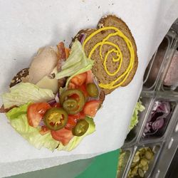 Village Spirits Shoppe - Turkey bacon on wheat