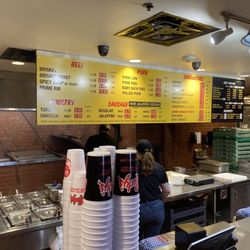 Rudy's "Country Store" and Bar-B-Q - Menu board