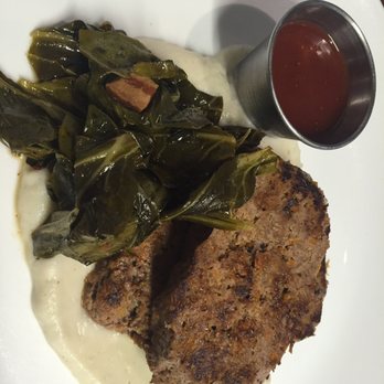 Picnik - Burnet Road - Meatloaf with cauliflower mashers and greens. Greens were amazing...wanted a whole plate - New American Near Me - Austin, Texas