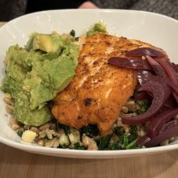 Blackened Salmon Bowl Blackened Salmon Bowl