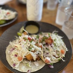 Blue Water - Cod and red snapper tacos