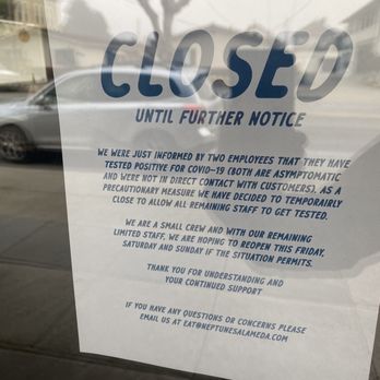 Neptune's - Closed at least until January 28.  This restaurant is taking the exemplary step of making sure it's staff is healthy. - New American Near Me - Alameda, California