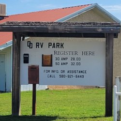Double D RV Park - Check-in station