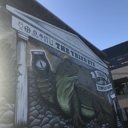 Tuatara The Third Eye Temple Of Taste - Mural outside