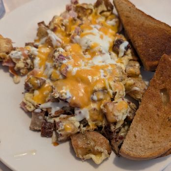 Albert's Family Restaurant - Meat Fest Scrambler - Coffee & Tea Near Me - Edmonton, Alberta Albert's Family Restaurant - Meat Fest Scrambler - Coffee & Tea Near Me - Edmonton, Alberta