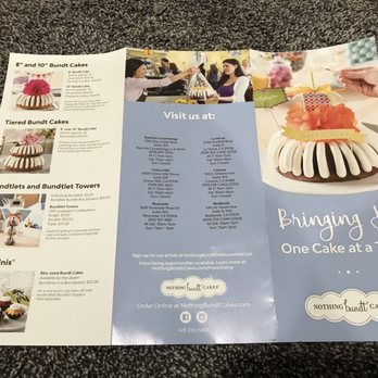 Nothing Bundt Cakes - Menu - Desserts Near Me - La Verne, California Nothing Bundt Cakes - Menu - Desserts Near Me - La Verne, California