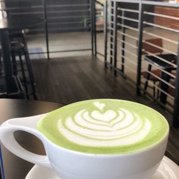 Doxa Coffee - Matcha latte with oat milk - Coffee & Tea Near Me - Alachua, Florida Doxa Coffee - Matcha latte with oat milk - Coffee & Tea Near Me - Alachua, Florida