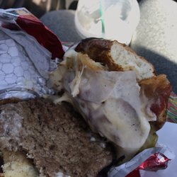 Wendy's - A pretzel sandwich I wanted to try... not again.