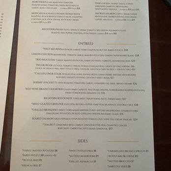 Trio Bistro - Menu - New American Near Me - Cincinnati, Ohio Trio Bistro - Menu - New American Near Me - Cincinnati, Ohio