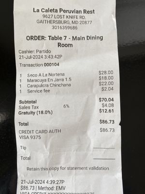 La Caleta Peruvian Restaurant by null