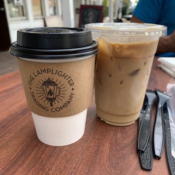 Lamplighter Trading - two cups of coffee on a table - Coffee & Tea Near Me - Mystic, Connecticut