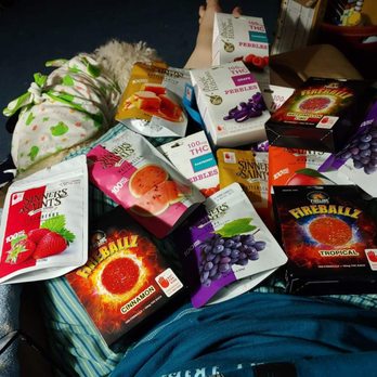 Cannabis & Glass - Lapful of goodies after edible stocking up! - Cannabis Dispensaries Near Me - Spokane, Washington Cannabis & Glass - Lapful of goodies after edible stocking up! - Cannabis Dispensaries Near Me - Spokane, Washington