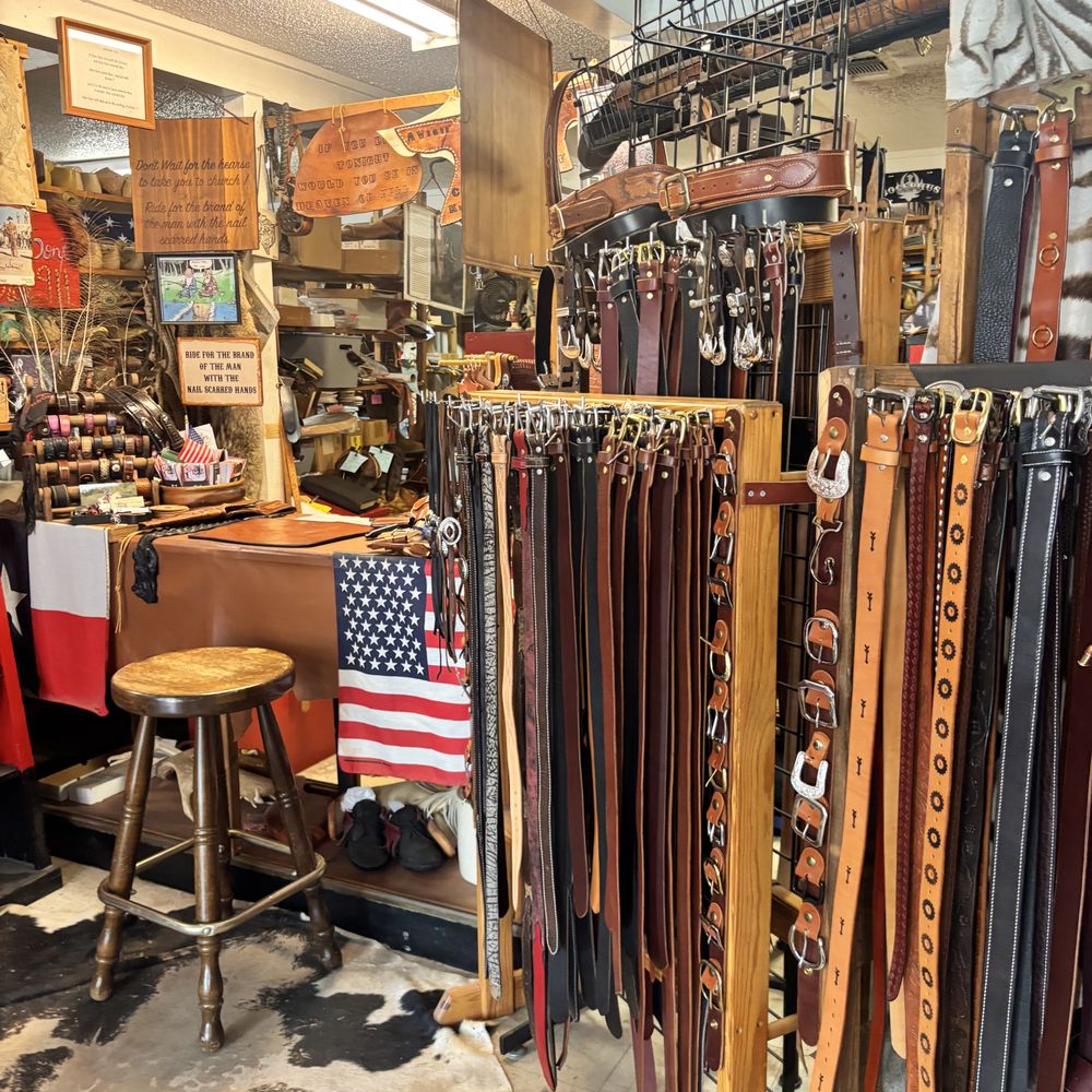 Old School Leathersmith - Inside the shop - Leather Goods Near Me - Lockhart, Texas Old School Leathersmith - Inside the shop - Leather Goods Near Me - Lockhart, Texas