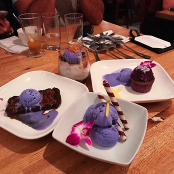 Purple Patch - Ube bread pudding, Ube cupcake, halo-halo with Ube, Ube icecream. - Filipino Near Me - Washington, DC, District of Columbia