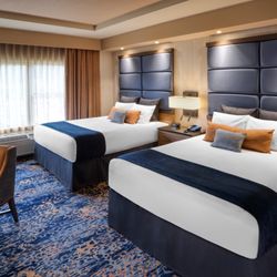 Spirit Mountain Hotel - Double Queen bedroom.
