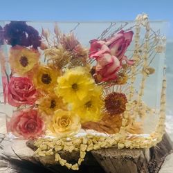 12X9 wedding floral resin preservation