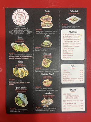 Menu photo 3 Mr. Tacos New Brunswick, NJ