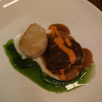 Ernesto’s - Scallop & beef cheek dish over celery purée - Basque Near Me - New York, New York Ernesto’s - Scallop & beef cheek dish over celery purée - Basque Near Me - New York, New York