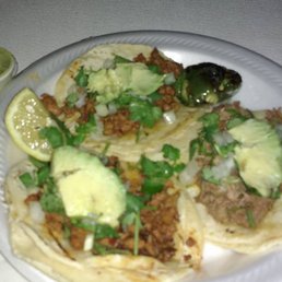 Tacos de Pastor, asada, and vapor (brisket) Tacos de Pastor, asada, and vapor (brisket)