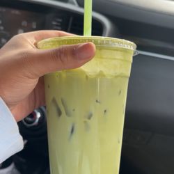 Gold Rush Coffee - Iced Matcha w/ oatmilk