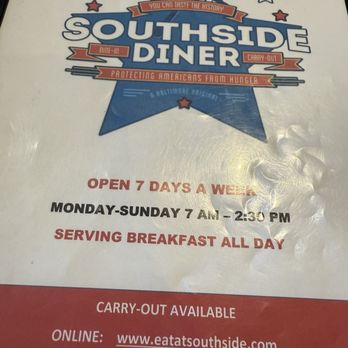 Southside Diner - Diners Near Me - Baltimore, Maryland
