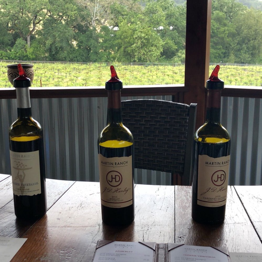 Martin Ranch Winery - Tasting gazebo - Wineries Near Me - Gilroy, California
