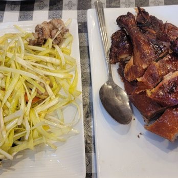 China Cafe - Yellow chived frog and half roasted duck. - Chinese Near Me - Chicago, Illinois China Cafe - Yellow chived frog and half roasted duck. - Chinese Near Me - Chicago, Illinois