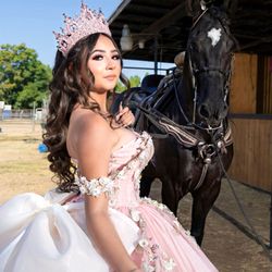 Glam Girl Beauty Services - Quinceanera photoshoot makeup, hair and makeup by Glam Girl Beauty Services