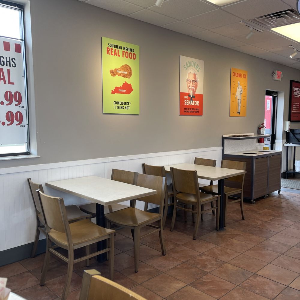KFC - Seating on left side - Fast Food Near Me - Galveston, Texas
