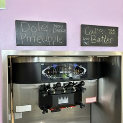 Top It Off Frozen Yogurt - They have dole pineapple