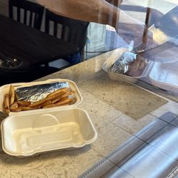 King Kebab - Shawarma sandwich with French Fries