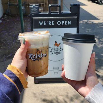 Kristos Coffee - Cookie butter latte and hot mocha - Coffee & Tea Near Me - Azusa, California Kristos Coffee - Cookie butter latte and hot mocha - Coffee & Tea Near Me - Azusa, California