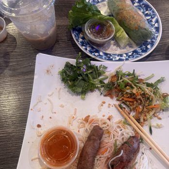 Goi Cuon - Beef vermicelli and C1. Shrimp Crepes Rolls - Vietnamese Near Me - San Diego, California