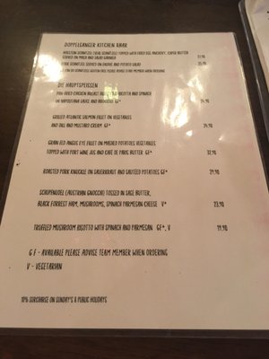 Menu photo 2 Doppleganger - Kitchen by Berhard Cooks Hill, NSW