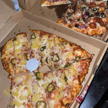Mountain Mike's Pizza - Heart shaped pizza supposed to have pepperoni on it too called them they sent a replacement... next photo... - Pizza Near Me - Pinole, California