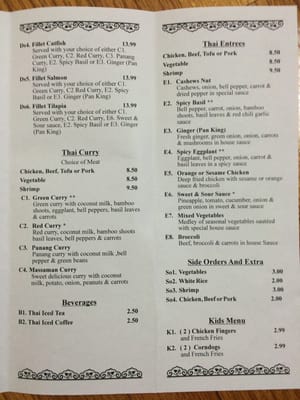 Menu photo 5 Pon's Thai Cuisine Asheville, NC