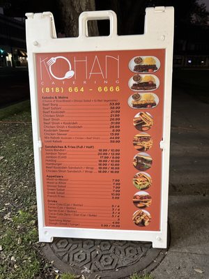 Menu photo 2 Kohan Catering Los Angeles, CA Menu photo 2 Kohan Catering Los Angeles, CA