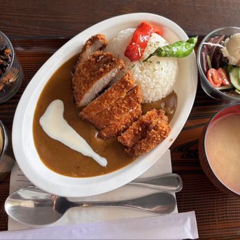 Takuma - Lunch Combo Meal: Katsu Curry Rice (Pork Cutlet) - Izakaya Near Me - Santa Monica, California Takuma - Lunch Combo Meal: Katsu Curry Rice (Pork Cutlet) - Izakaya Near Me - Santa Monica, California
