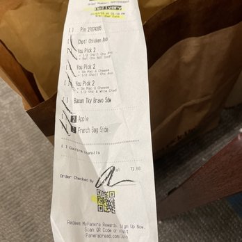 Panera Bread - Yeah...about the cost versus quality - Salad Near Me - Phoenix, Arizona
