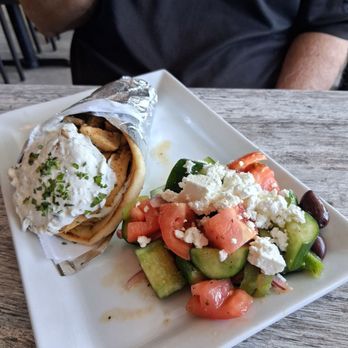 Fetta Republic - Chicken pita w salad - Greek Near Me - Lighthouse Point, Florida Fetta Republic - Chicken pita w salad - Greek Near Me - Lighthouse Point, Florida